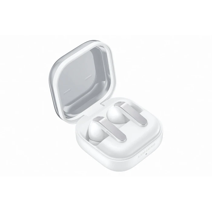 Samsung Galaxy Buds4 Pro Bluetooth Handsfree Ακουστικά με Αντοχή στον Ιδρώτα και Θήκη Φόρτισης Λευκά