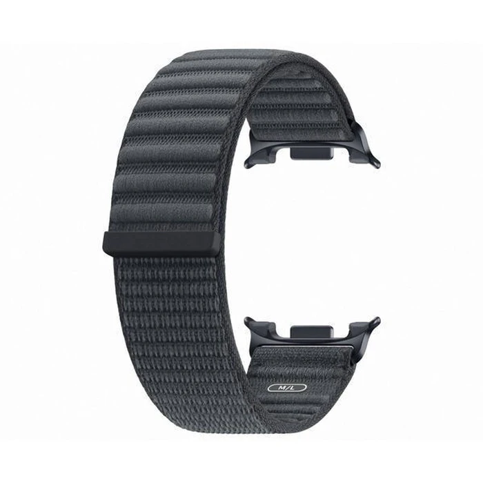 Samsung Λουράκι Υφασμάτινο Μαύρο S/M για Galaxy Watch 8 και 9