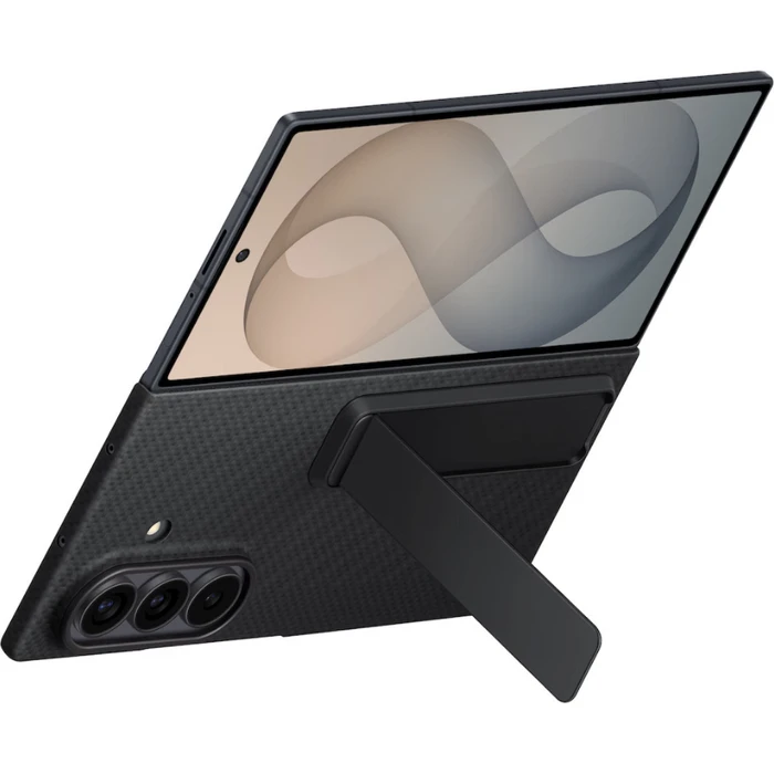 Samsung Carbon Standing Back Cover Πλαστικό Μαύρο (Galaxy Z Fold8 Ultra) EF-XF976SBEGWW