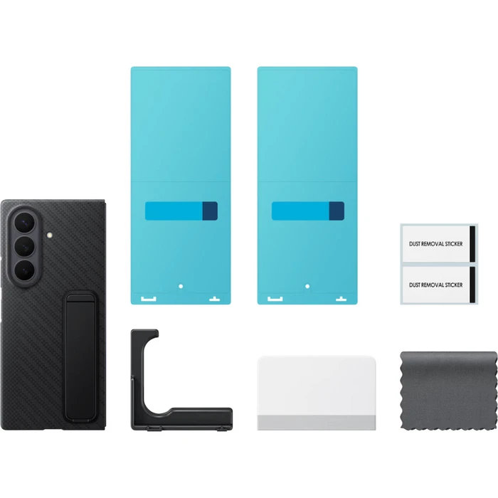 Samsung Carbon Standing Back Cover Πλαστικό Μαύρο (Galaxy Z Fold8 Ultra) EF-XF976SBEGWW