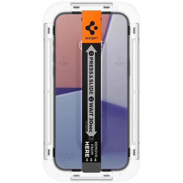 Spigen GLAS.tR Alignmaster Tempered Glass 2τμχ (iPhone 16 / iPhone 15) AGL06903