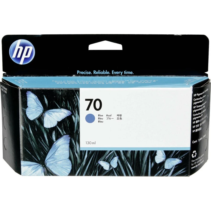 HP 70 αυθεντικό μελάνι C9458A μπλε 130ml Vivera (1 τεμάχιο)
