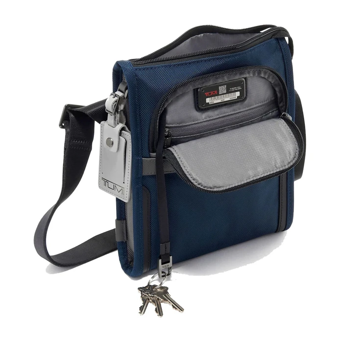 Tumi Unisex Shoulder / Crossbody Bag Navy Blue 24x20x4 cm - Model 02203110NVYGY (SKU 02203110NVYGY31602)