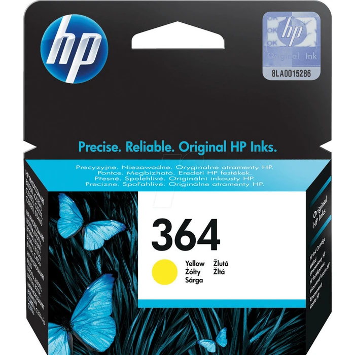 HP 364 Genuine Ink Cartridge Yellow (CB320EE)