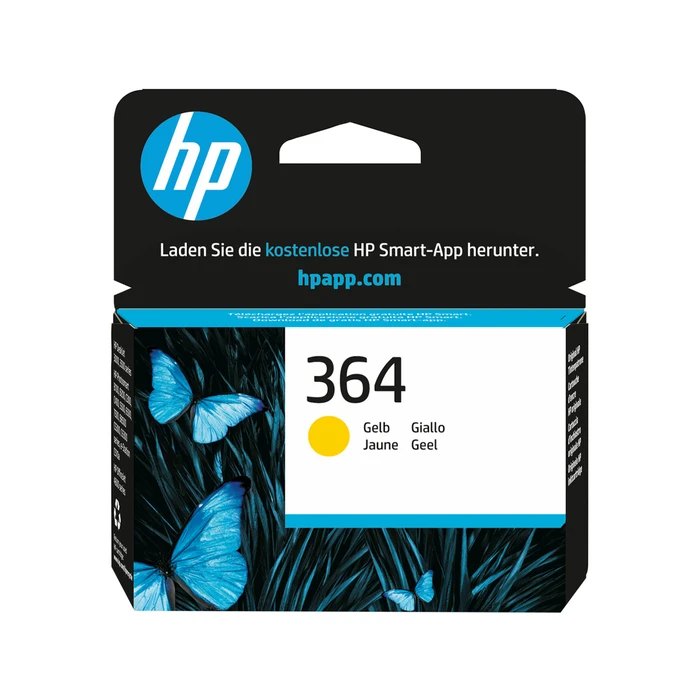 HP 364 Genuine Ink Cartridge Yellow (CB320EE)