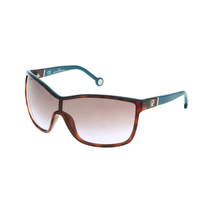 Carolina Herrera Women's Sunglasses SHE5999 09XW - Brown Acetate Frame