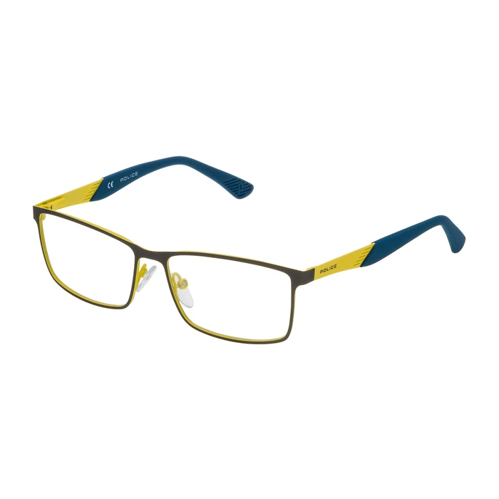 Police Metal Frame Glasses Unisex Yellow VK546-5206C8 (52/14/130)