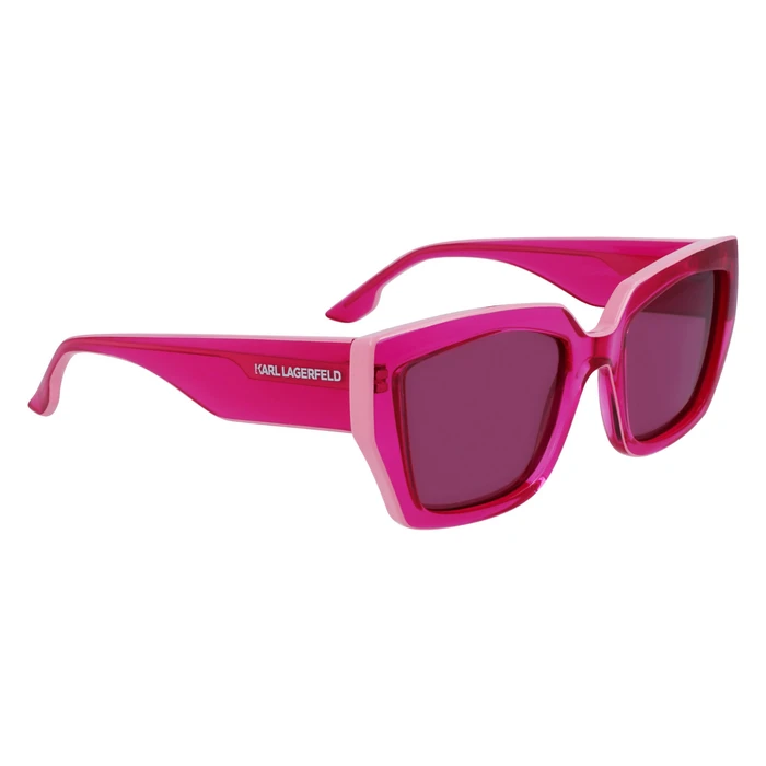 Karl Lagerfeld Γυναικεία Γυαλιά Ηλίου KL6143S-650 - Ροζ κοκκάλινο σκελετό, Φούξια φακό