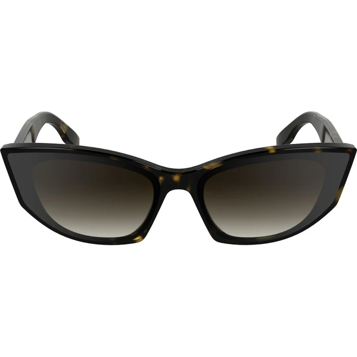Karl Lagerfeld Women's Sunglasses KL6162S-242 — Black Acetate Frame, Black/Grey Lenses, Size 64/14/140
