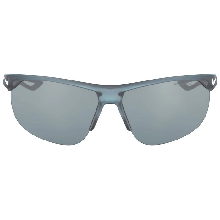 Nike Cross Trainer Unisex Sunglasses – Grey Acetate Frame with Silver Mirror Lens EV0937-010