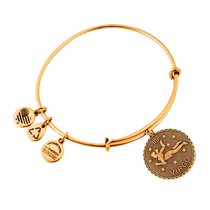Alex and Ani Women's Gold-Tone Bracelet A07EB40VIRG (Virgo)