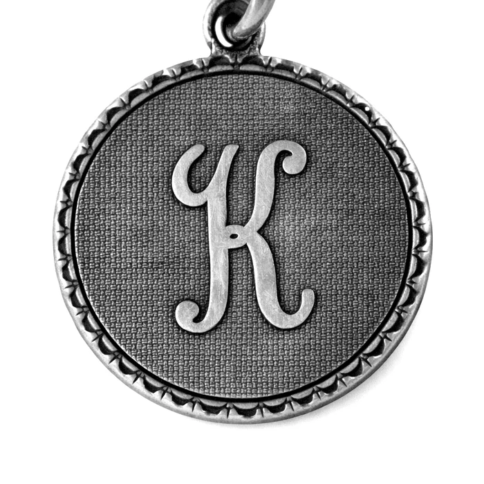 Alex and Ani Women's Bracelet A08EB91KS - Grey Metal, Size 19-25 CM, Letter K