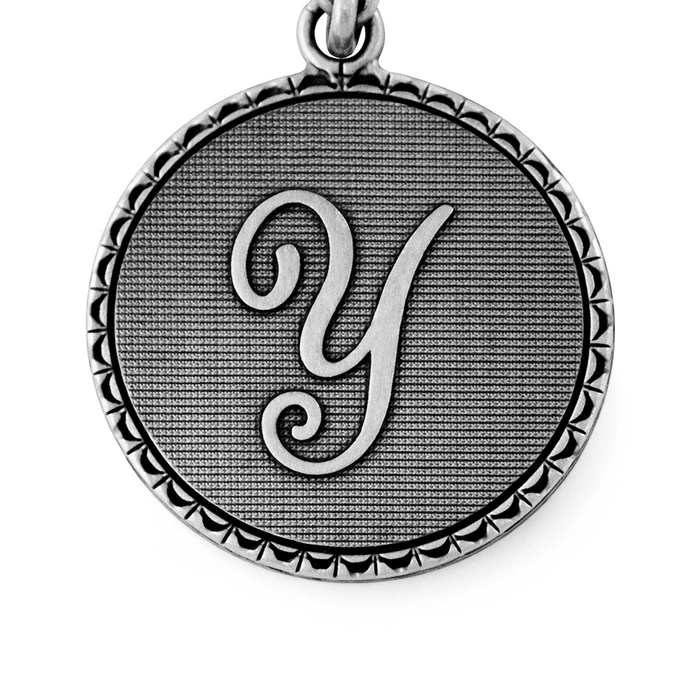 Alex and Ani Women's Bracelet A08EB91YS (Size 19-25 cm, Grey, Metal, Letter Y)