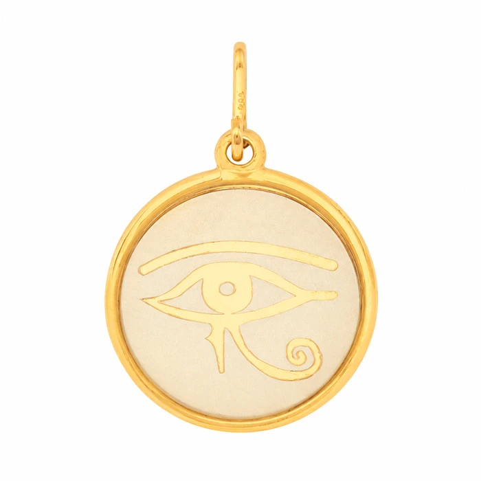 Alex and Ani Gold-Plated Eye of Horus Charm 1.5CM (CS15C17)