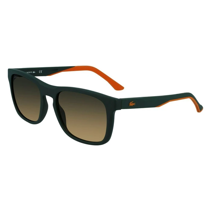 Lacoste Men's Sunglasses, Green Acetate Frame with Brown Gradient Lens - L956S-301
