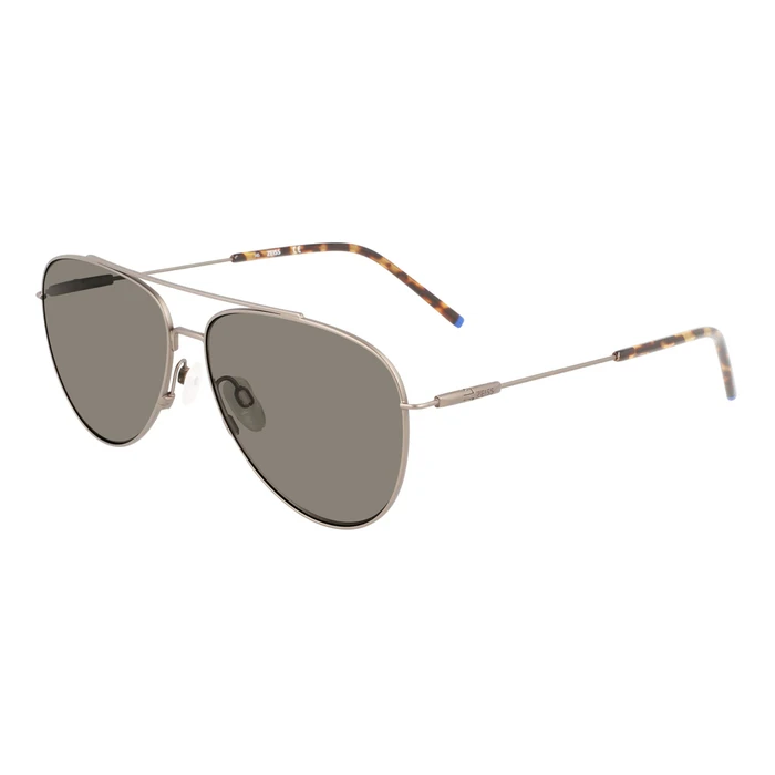 Zeiss Men's Sunglasses ZS22107SP-71 — Silver Metal Frame with Grey Polarized Lenses (59/14/145 mm)