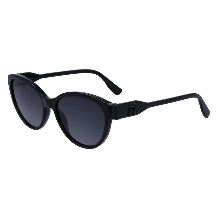 Karl Lagerfeld Women's Sunglasses KL6099S-001 — Black Acetate Frame, Black Gradient Polycarbonate Lens, 54/15/140 mm