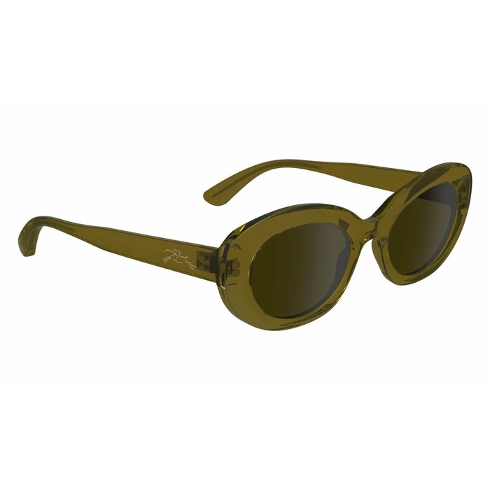 Longchamp Women's Sunglasses LO756S 200 - Green Acetate Frame with Green Lens (50/21/140 mm)