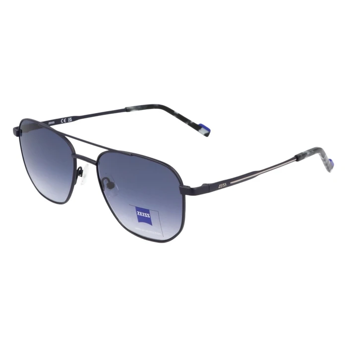 Zeiss Men's Sunglasses ZS24149S-403 Black Metal Frame Gradient Blue Lenses 56/18/145 mm