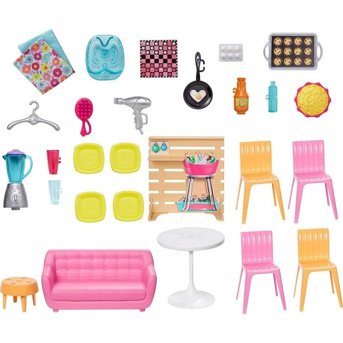Mattel Barbie Malibu House Playset FXG57