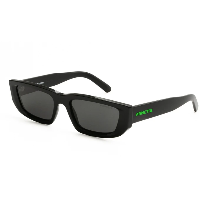 Ανδρικά Γυαλιά Ηλίου Arnette AN4357-121487 Μαύρος Κοκκάλινος Σκελετός Γκρι Φακός 53/17/145