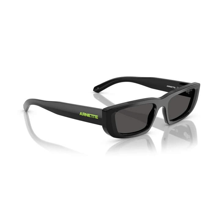 Ανδρικά Γυαλιά Ηλίου Arnette AN4357-121487 Μαύρος Κοκκάλινος Σκελετός Γκρι Φακός 53/17/145