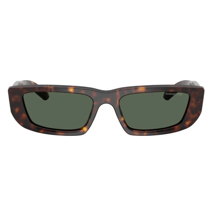 Arnette Women's Sunglasses AN4357-122271 Dark Havana Frame with Dark Green Mirror Lenses 53/17/145