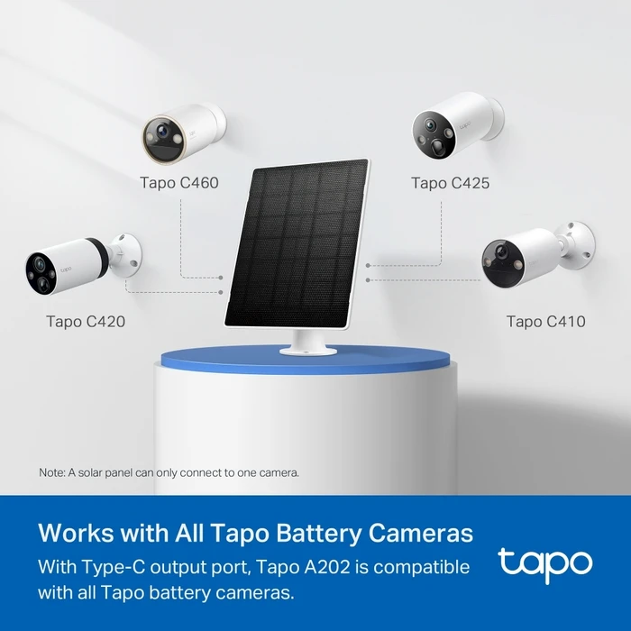 TP Link Tapo Ηλιακό Πάνελ Tapo A202