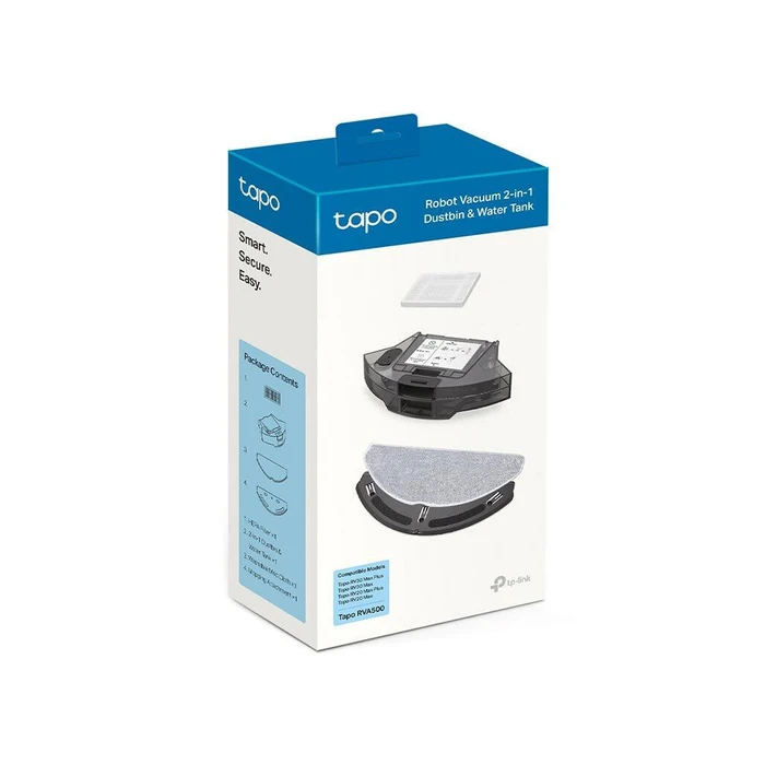 TP-Link Tapo Ρομποτική Σκούπα 2 σε 1 Δοχείο Σκόνης και Δεξαμενή Νερού TAPO RVA500