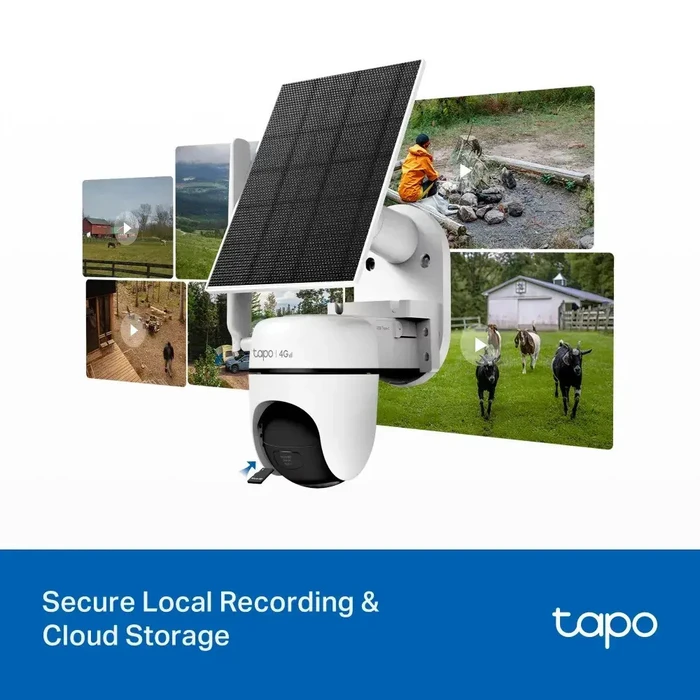 TP-Link Solar-Powered Pan/Tilt 4G LTE Security Camera Kit (TAPO C615G KIT) (TPC615GKIT)