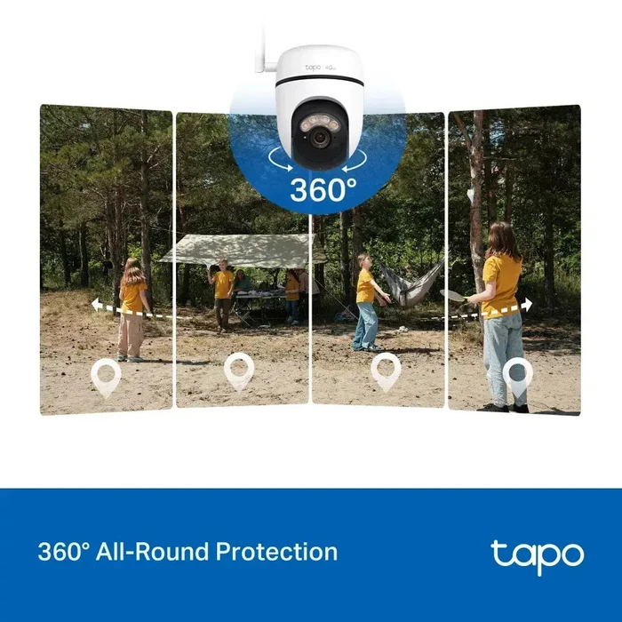 TP-Link Solar-Powered Pan/Tilt 4G LTE Security Camera Kit (TAPO C615G KIT) (TPC615GKIT)