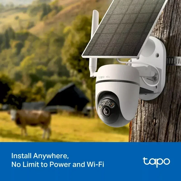 TP-Link Solar-Powered Pan/Tilt 4G LTE Security Camera Kit (TAPO C615G KIT) (TPC615GKIT)