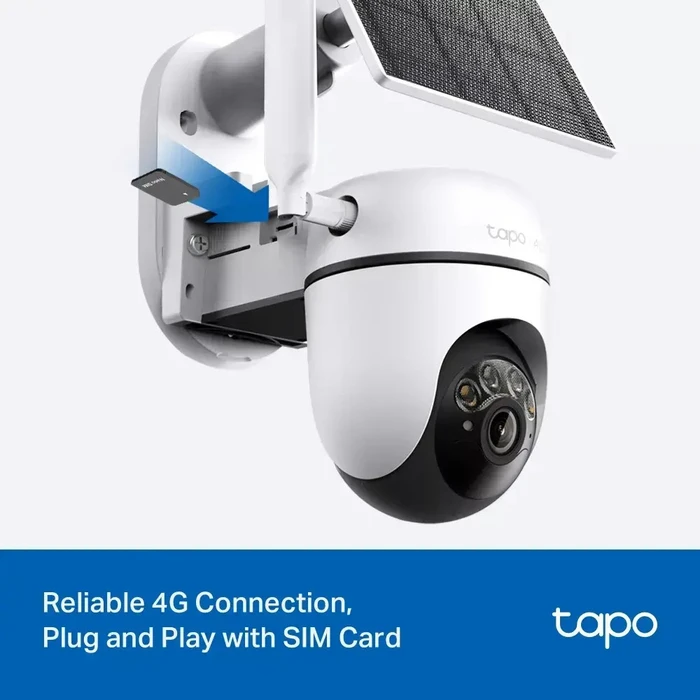 TP-Link Solar-Powered Pan/Tilt 4G LTE Security Camera Kit (TAPO C615G KIT) (TPC615GKIT)