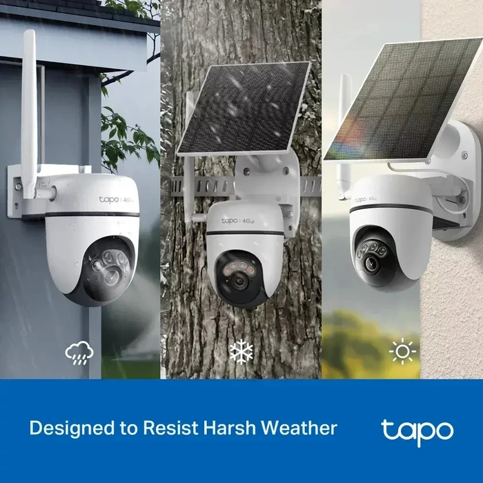 TP-Link Solar-Powered Pan/Tilt 4G LTE Security Camera Kit (TAPO C615G KIT) (TPC615GKIT)