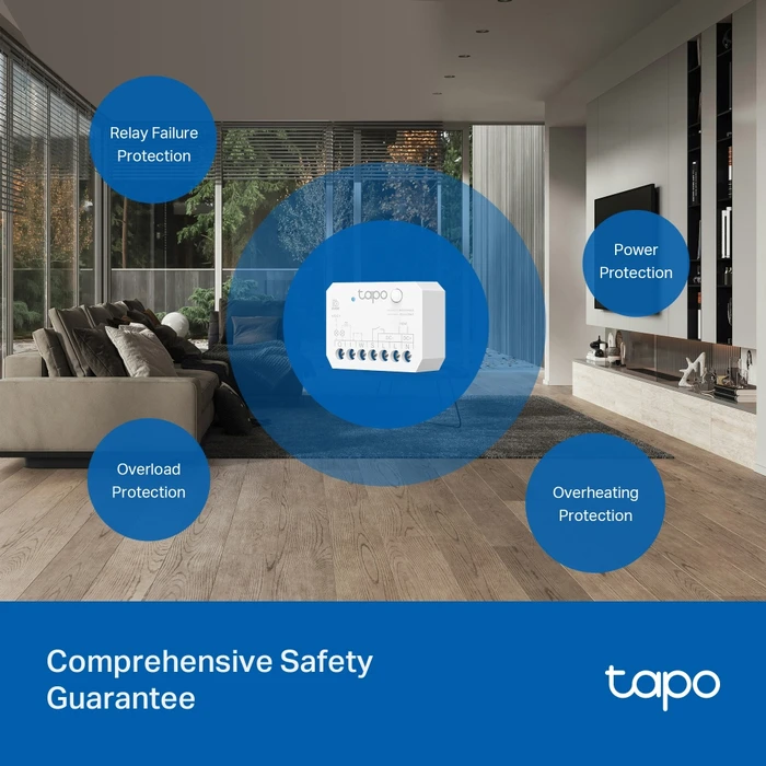 TP-Link Tapo S110E Smart Switch Module (Dry & Wet Contact)