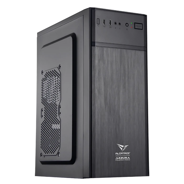 ALCATROZ Azzura Millenia Eco M300 Midi Tower Κουτί Υπολογιστή Μαύρο