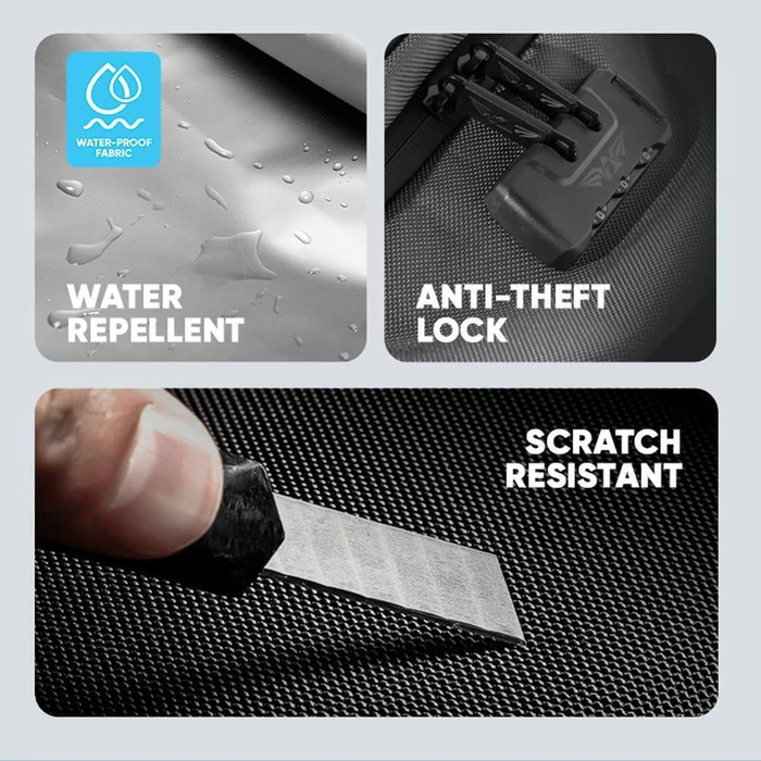 Laptop Backpack ARMAGGEDDON Travel Splashproof Nomad Carbon 15.6