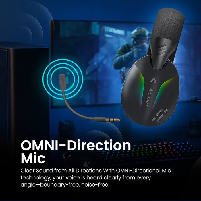 Gaming Headset ARMAGGEDDON Cosmic V UltraClear Gravity