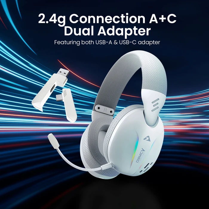Gaming Headphones Armaggeddon Cosmic V Ultraclear Ozone Tri Mode