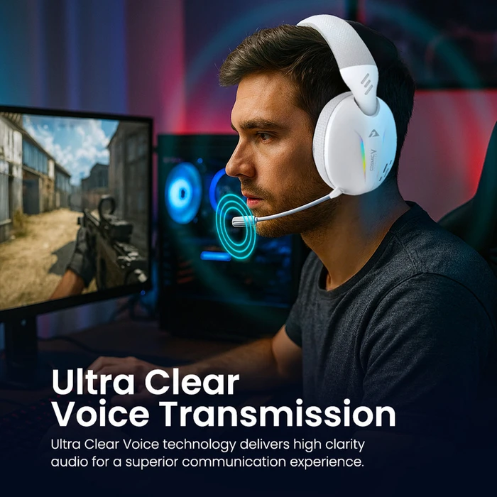 Gaming Headphones Armaggeddon Cosmic V Ultraclear Ozone Tri Mode