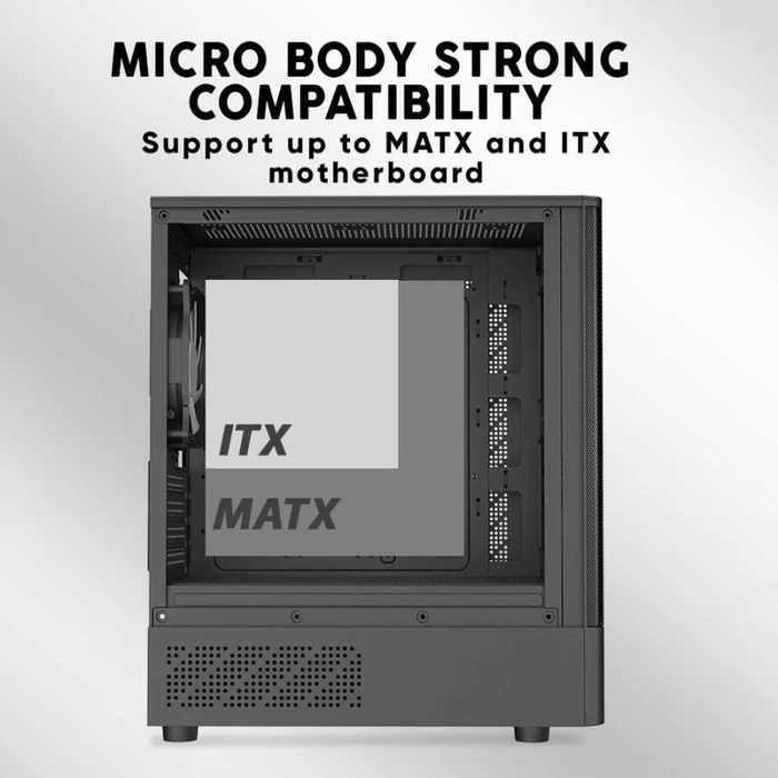 Armaggeddon Κουτί Υπολογιστή Micro ATX DeepFreeze Duplex 2 Chroma White