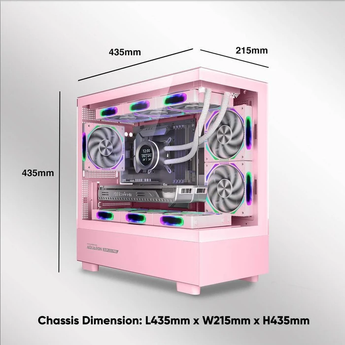 Armaggeddon Κουτί Υπολογιστή Aquaron Duplex Pro Pink
