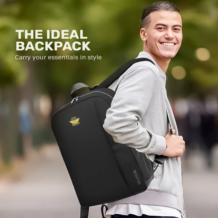 Laptop Backpack Armaggeddon Reload 5 Black Grey 15.6 inch