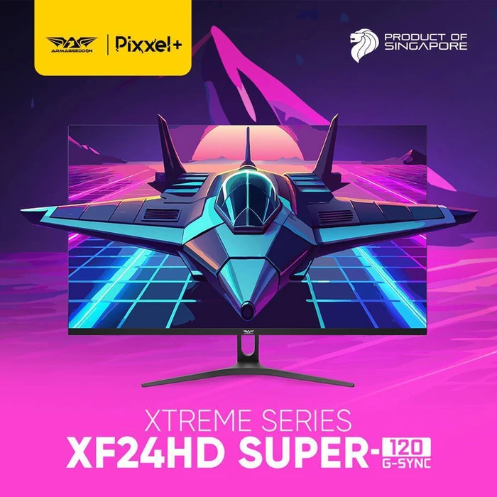 ARMAGGEDDON Monitor PiXXel Xtreme Super 120 G Sync Black
