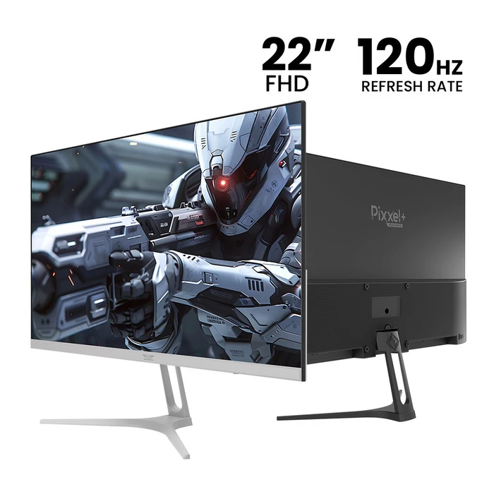 Monitor ARMAGGEDDON PIXXEL PRO Series Super 120 White 22 Inch Gaming Monitor