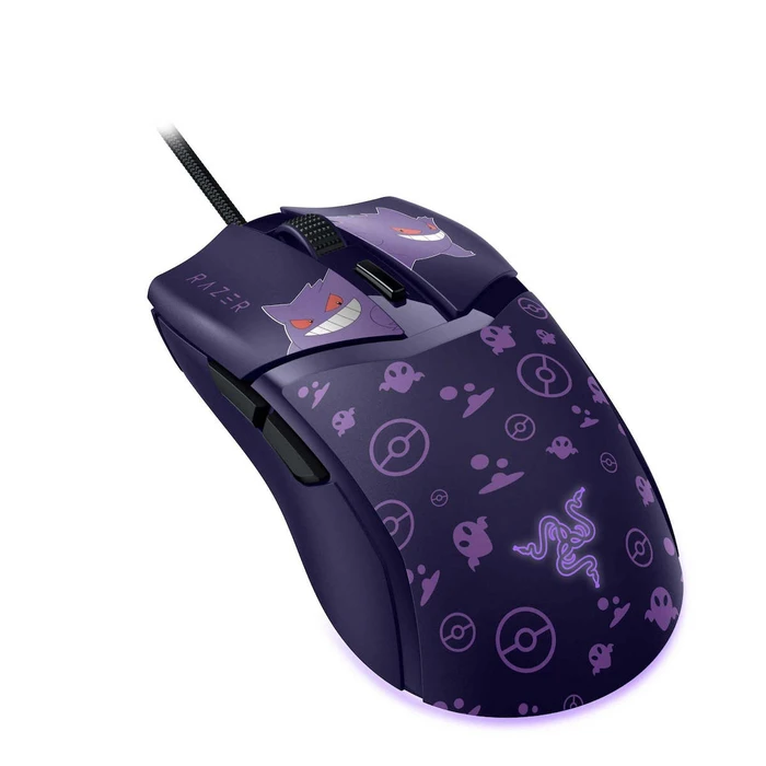 Razer Cobra Pokémon Gengar Edition - Lightweight Wired Gaming Mouse with Razer™ Chroma RGB