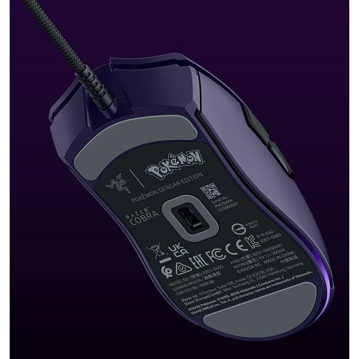 Razer Cobra Pokémon Gengar Edition - Lightweight Wired Gaming Mouse with Razer™ Chroma RGB