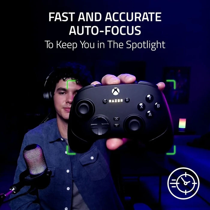 Razer Webcam Razer Kiyo V2 X Quartz 2K 60fps Auto Focus 80 FOV Low Light Sensor USB Streaming Webcam