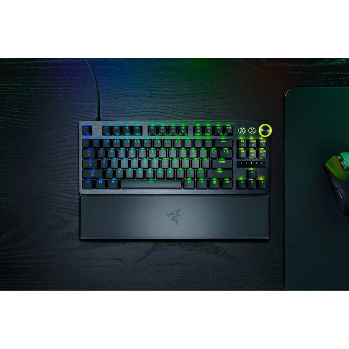 Razer Πληκτρολόγιο HUNTSMAN V3 PRO TENKEYLESS 8KHz ANALOG RGB Optical Gaming Keyboard Rapid