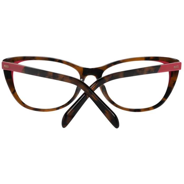 Emilio Pucci Women's Brown Plastic/Acetate Eyeglass Frame EP5126 056